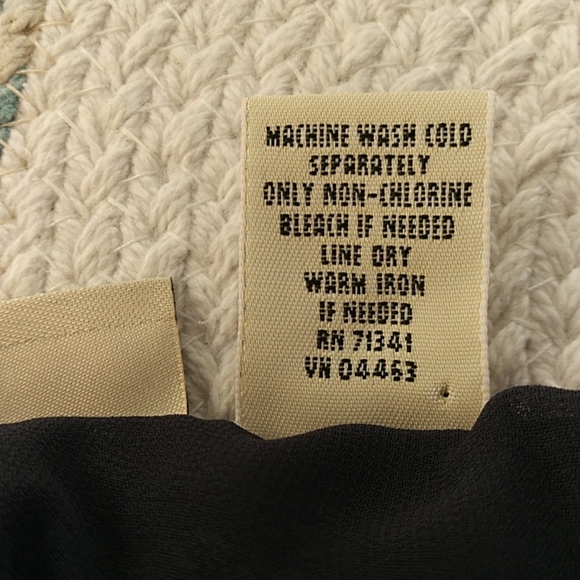 L.L. Bean Floral Lined Women's A-Line Skirt Plus 14P Black Blue - Picture 5 of 14